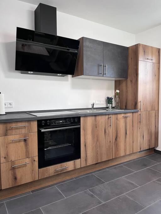 Modern Und Rustikal Mit Kamin Ferienwohnung Kohlert 巴特贝勒堡 外观 照片